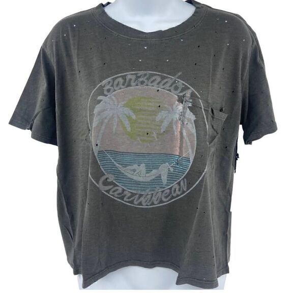 Mate the Label Distressed Tee - Picture 2 of 5